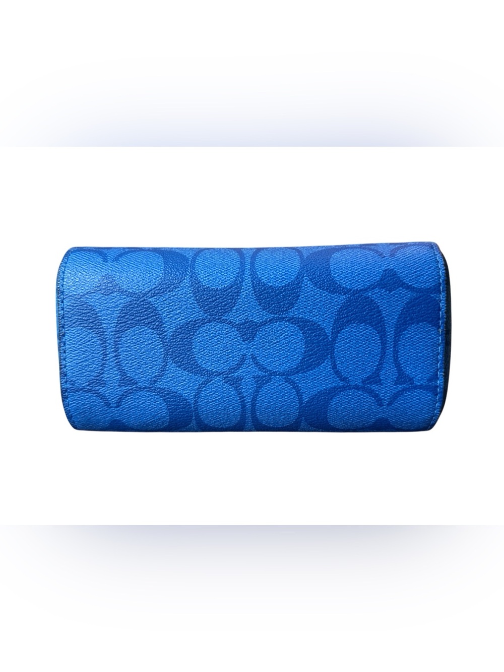 Coach Mini Rowan Crossbody Bag in Bright Blue Signature Canvas (Style C9947) - Picture 4 of 13